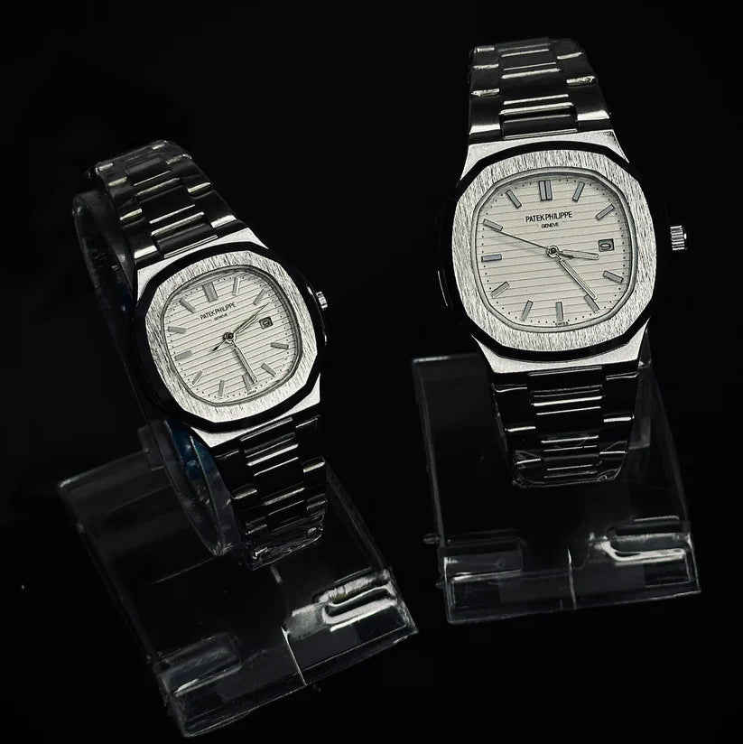 Patek Philippe White Couple watches - Free Cash On Delivery