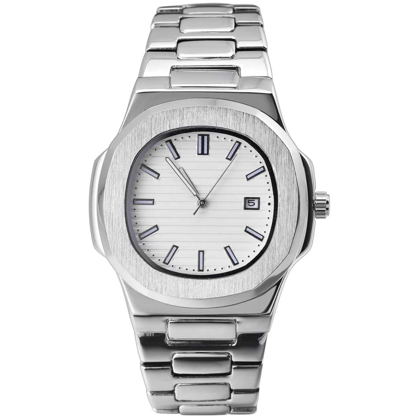 Patik Philips Watch For Mens (Stainless Steel Straps) - Free Cash On Delivery