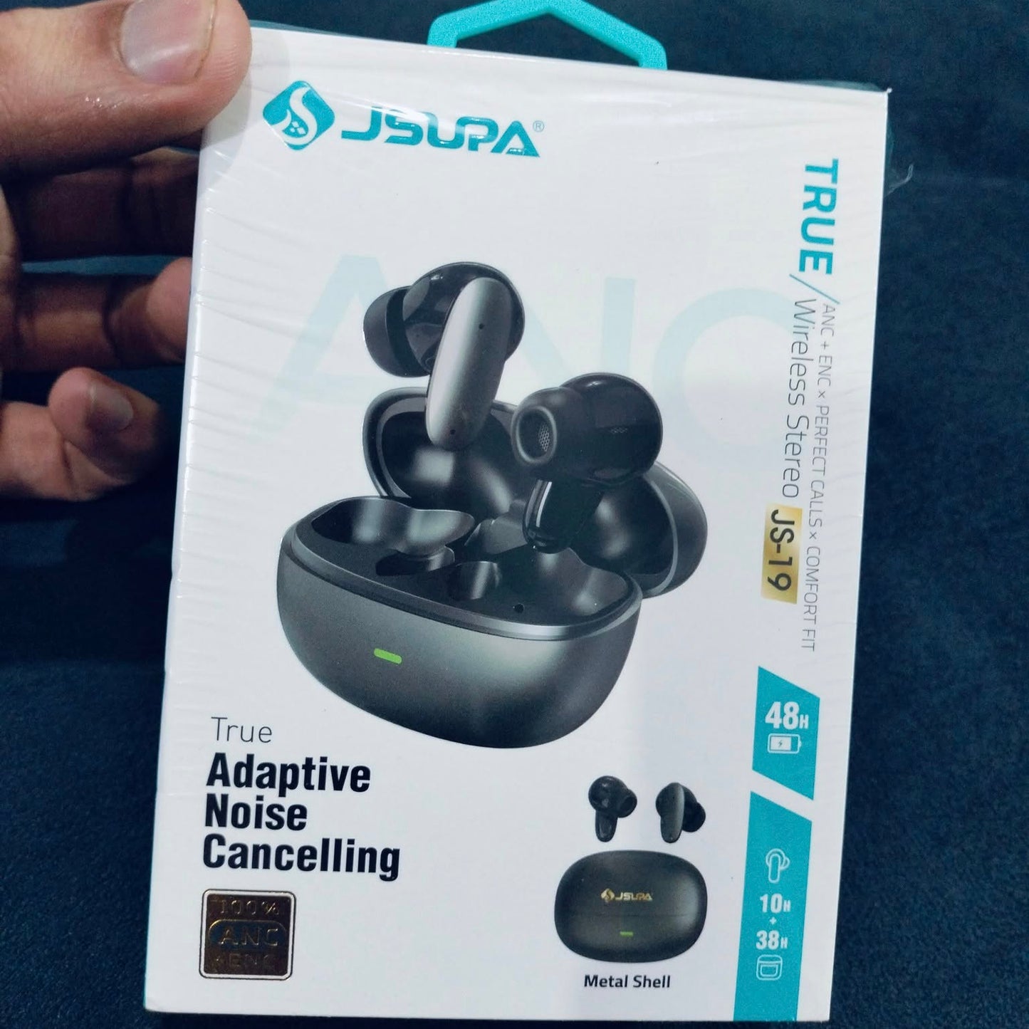 JS-19 ANC/ENC Wireless Earbuds True - Free Cash On Delivery
