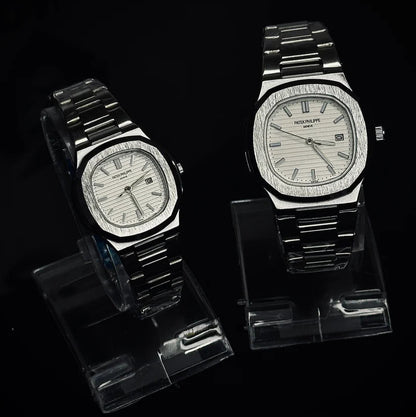 Patek Philippe White Couple watches - Free Cash On Delivery