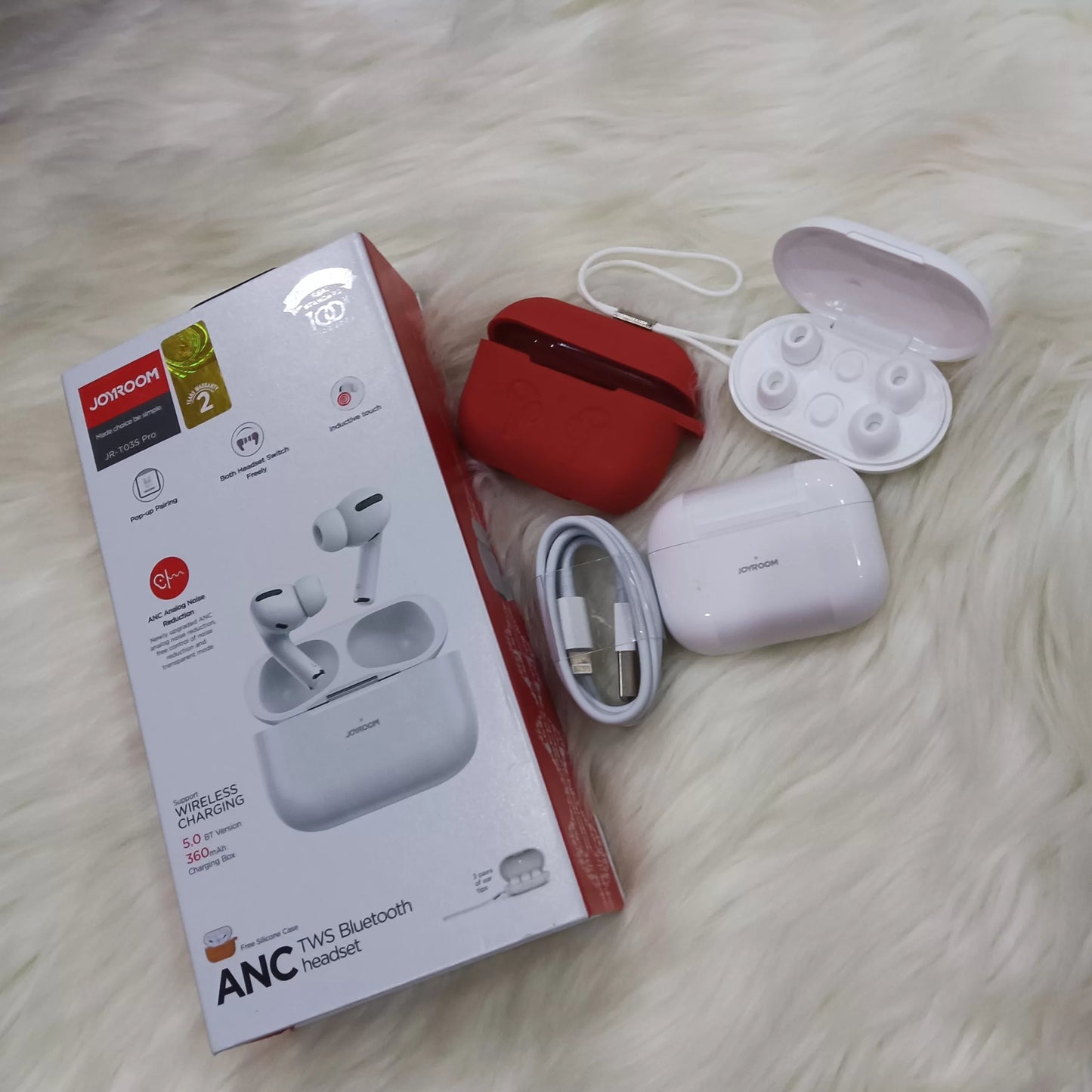 Joyroom JR-T03S Pro Wireless Earbuds with ANC – Free Cash on Delivery
