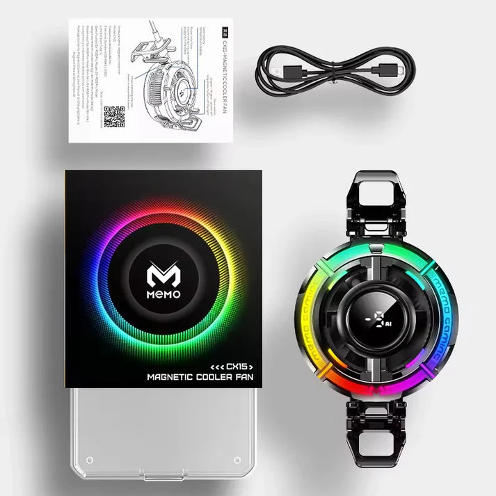 Memo CX15 Latest Mobile Gaming Cooling Fan - Free Cash On Delivery