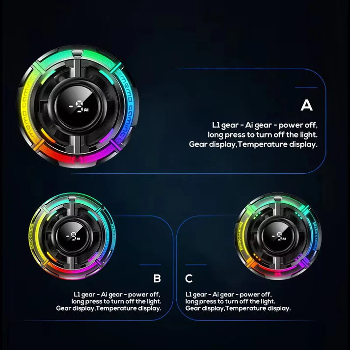 Memo CX15 Latest Mobile Gaming Cooling Fan - Free Cash On Delivery