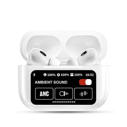 A9 Pro ANC/ENC Display Wireless Airpods - With Free Cash on Delivery