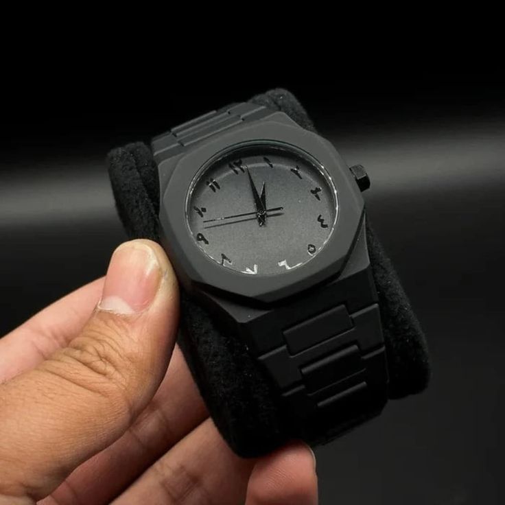 Arabic Aura Watch with Arabic Numbers & Fiber Optic Straps For Unisex - Free Cash On Delivery