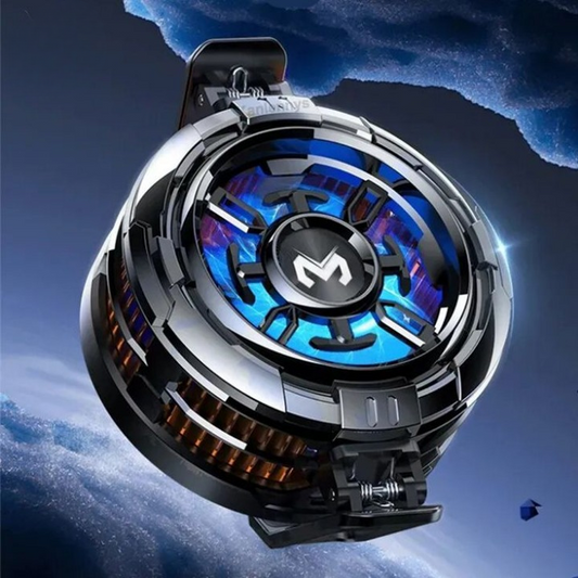 Memo CX08 Mobile Gaming Cooling Fan with RGB & Dual Mount - Free Cash On Delivery