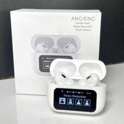 A9 Pro ANC/ENC Display Wireless Airpods - With Free Cash on Delivery