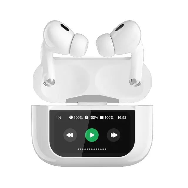 A9 Pro ANC/ENC Display Wireless Airpods - With Free Cash on Delivery