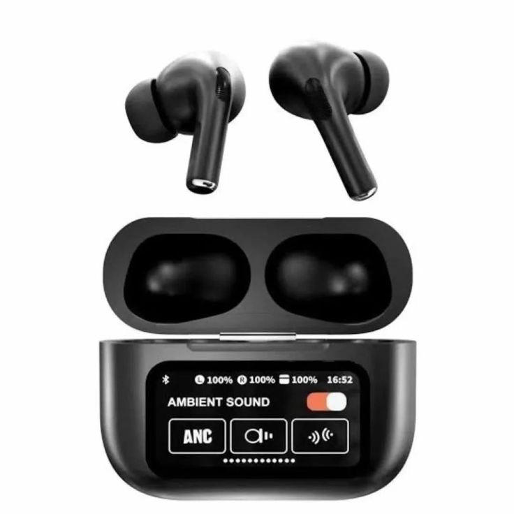 A9 Pro ANC/ENC Display Wireless Airpods - With Free Cash on Delivery
